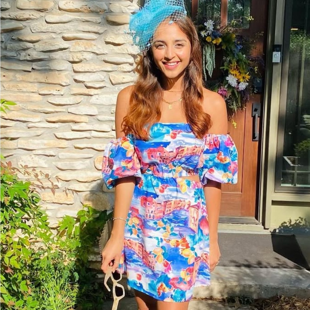 Floral Off-Shoulder Dress